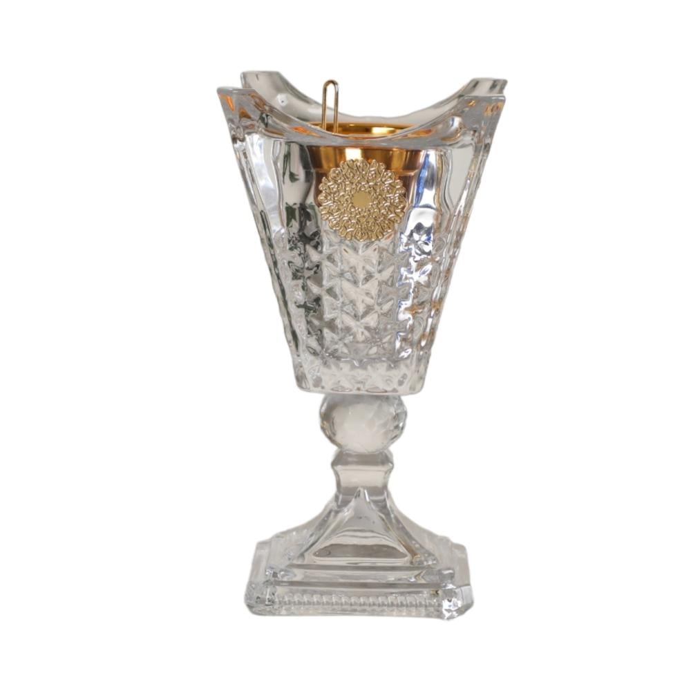 مبخرة الجوهرة كريستال من سولتير، لون شفاف، الإرتفاع 25 سم