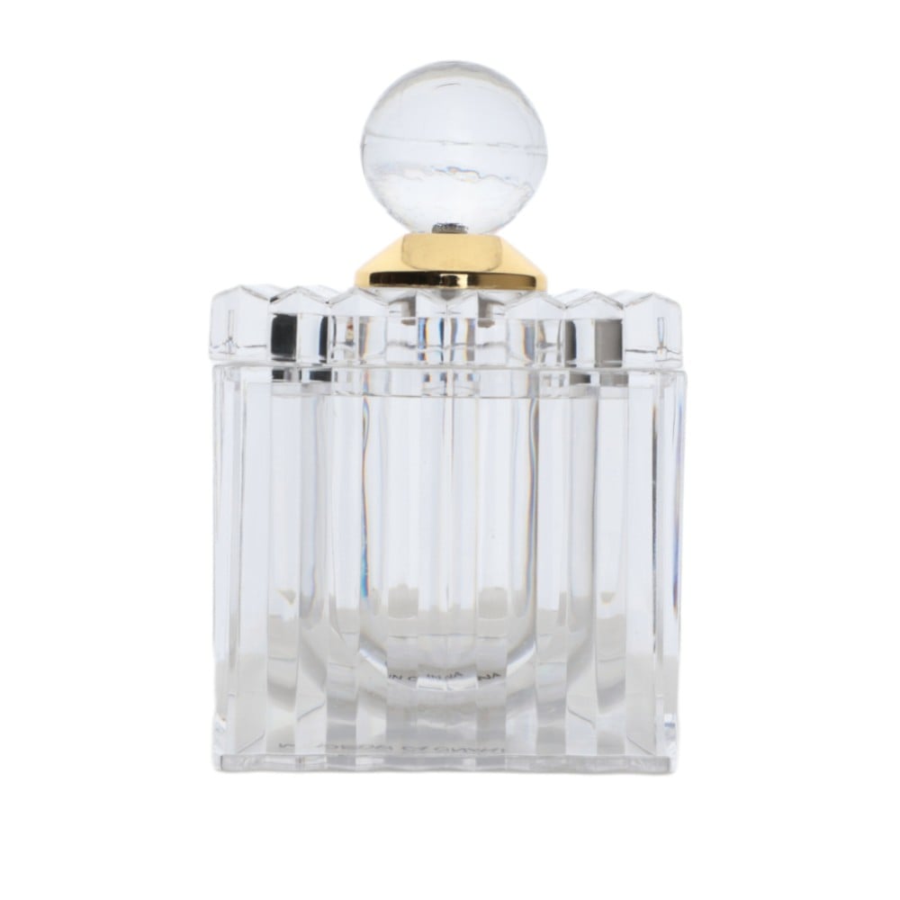 علبة عود أكريليك من سوليتير لون شفاف، حجم وسط مقاس 9 سم