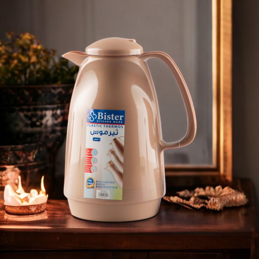 ترمس قهوة وشاي كلاسيكي من بستر، سعة 1 لتر