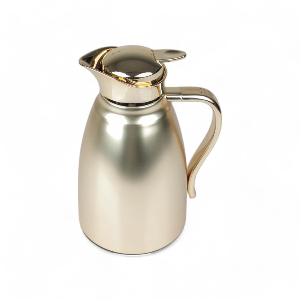 ترمس كوين من سوليتير، لون ذهبي مطفي، سعة 1 لتر