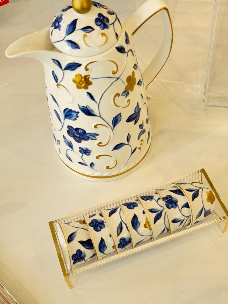 ترمس بورسلان , ازرق ذهبي 1 لتر