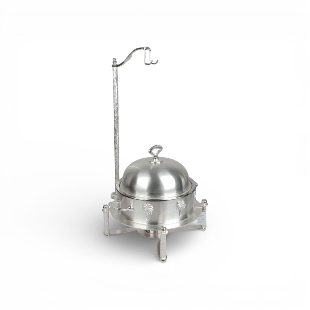 سخان طعام النخلة فضي مطفي 1 لتر